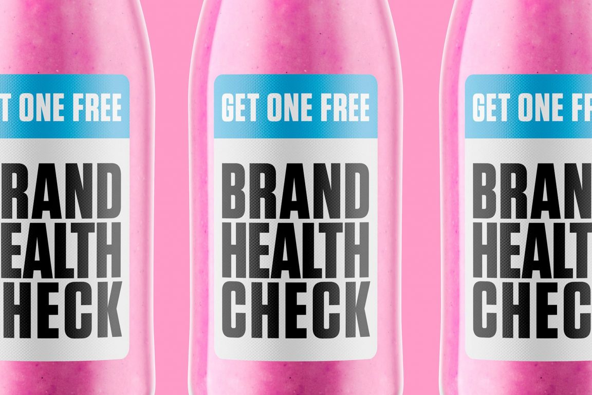 Brand health check bottles