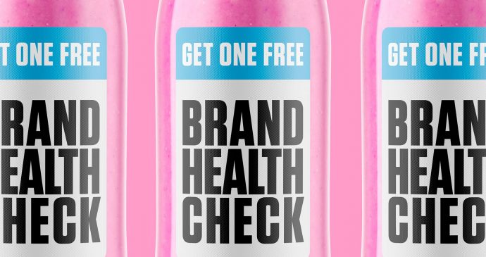 Brand health check bottles