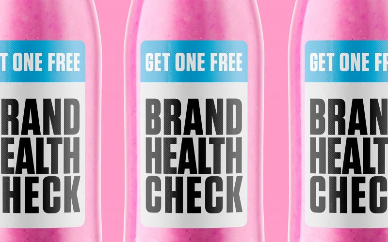 Brand health check bottles